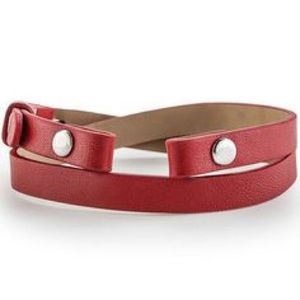 Origami Owl Red Wrap Bracelet
